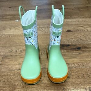RAINANGEL Toddler Unisex Waterproof Rain Boots - Puppy Dog Print - Size 1